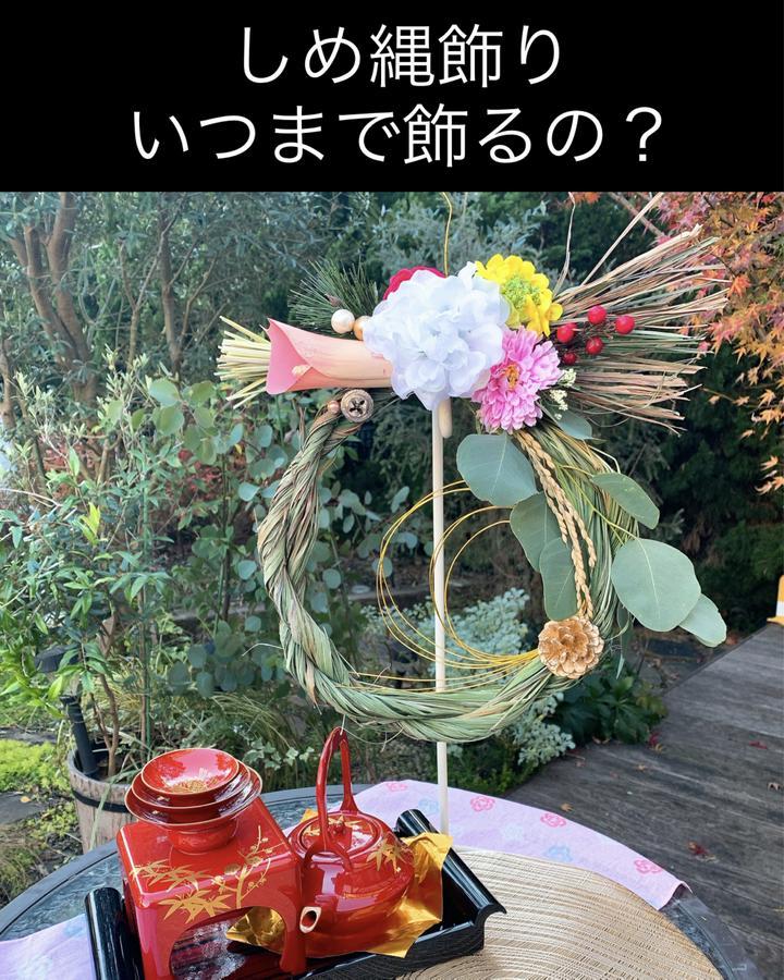 【日本文化　しめ縄飾り】

毎年、しめ縄ワークショップでお話しさせていただく話題です。