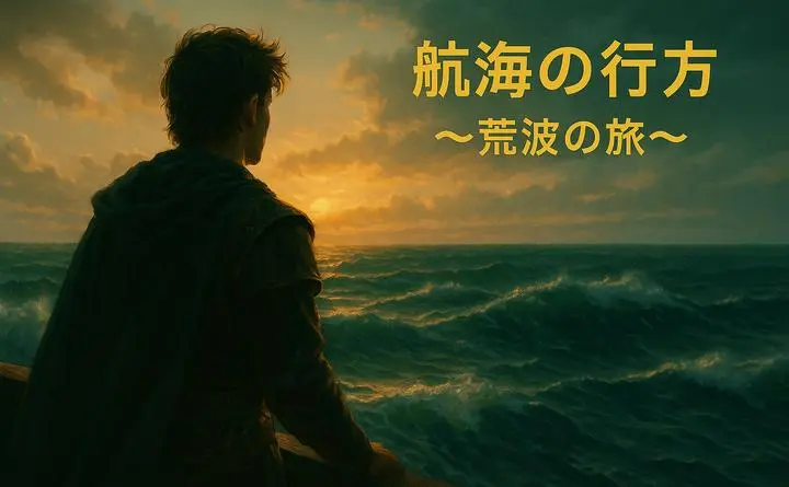  #　『航海の行方 〜荒波の旅〜』

