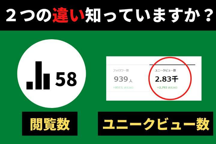 【素朴な疑問】
『閲覧数ってどうやってカウントしてるの？』
アップデートから閲覧数を全てのユーザーが気にしていると思いますが、PC版からはユニークビュー数の推移を日毎に見ることができます。