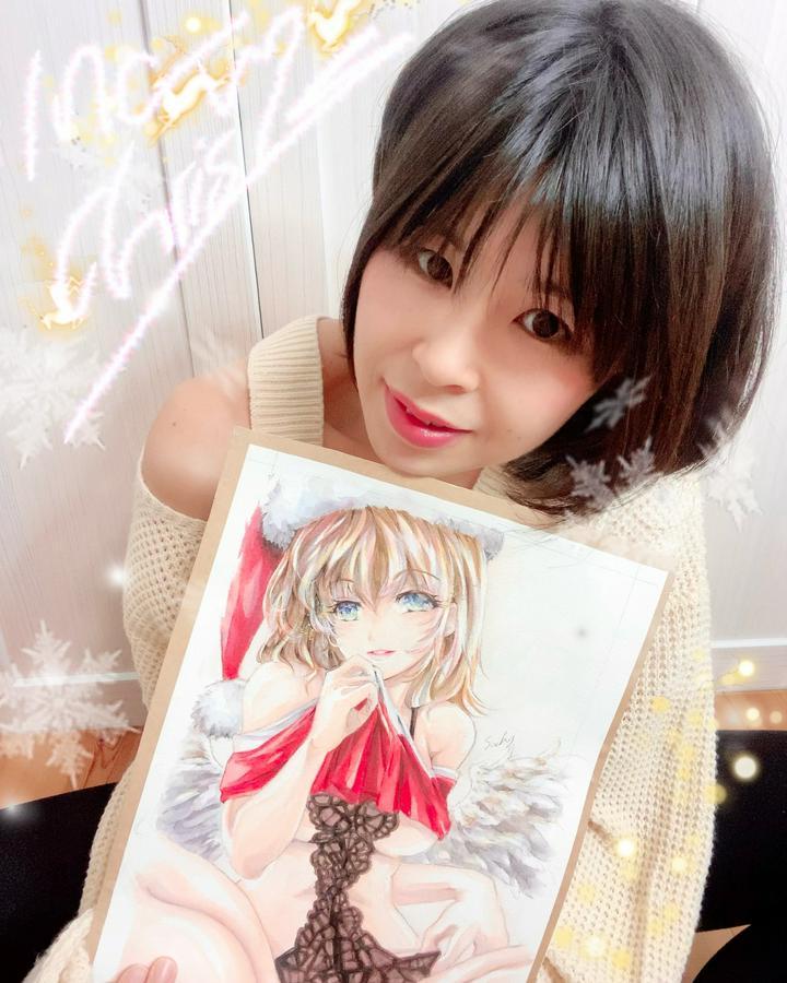 んにゃーっ‼️作業ばっかりしてて忘れちゃってたけど今日はクリスマスイブでしたーっ🎅✨
みなさんチキンとケーキで素敵な夜をお過ごしですかっ🍗？
わたしの分までたっくさん🍰食べて楽しんでくださいねえっ❣️私は コミケ99終わってからケーキ