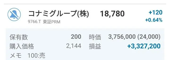 『コナミ分割しないのは、何故』
この分割に関しては、企業各々の考えでしょうか？
#ゲーム株